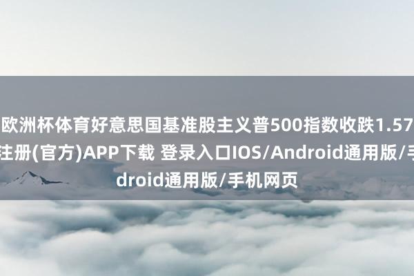 欧洲杯体育好意思国基准股主义普500指数收跌1.57%-开云注册(官方)APP下载 登录入口IOS/Android通用版/手机网页