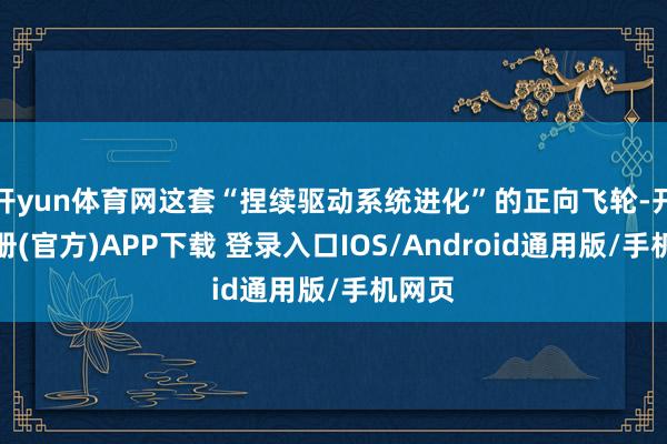 开yun体育网这套“捏续驱动系统进化”的正向飞轮-开云注册(官方)APP下载 登录入口IOS/Android通用版/手机网页